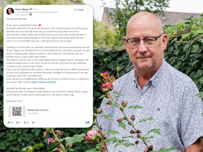 Met pensioen en dan dit: Peter zoekt via LinkedIn nierdonor ‘want ik wil nog zo graag blijven leven’