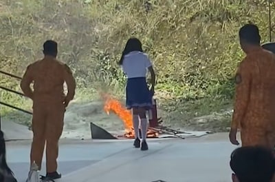 Onbekend meisje ‘breekt’ TikTok met 260 miljoen views: kijkers kunnen niet geloven hoe ze een brandje blust