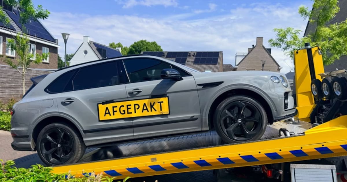 Bentley met nieuwwaarde van bijna drie ton in beslag genomen in Waalre