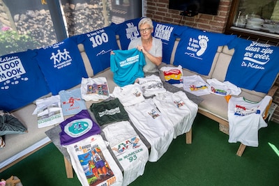 34 Vierdaagseshirts in de kast en Nelly Gerrits trekt er nu eindelijk eentje aan