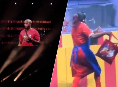 Jandino grijpt in als man tijdens show z’n vrouw mishandelt: ‘Vol een vuist in haar gezicht’