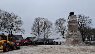 Deze plek pakt record weer af met grootste sneeuwpop: ‘Positieve energie in Nederland terugbrengen’