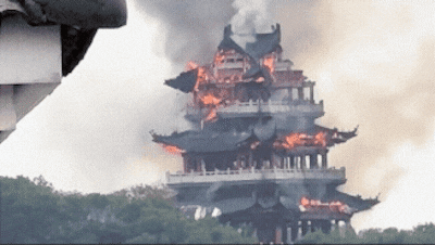 Vuurzee die Chinese tempel verwoestte werd veroorzaakt door toerist die ‘onvoorzichtig’ was met kaarsen