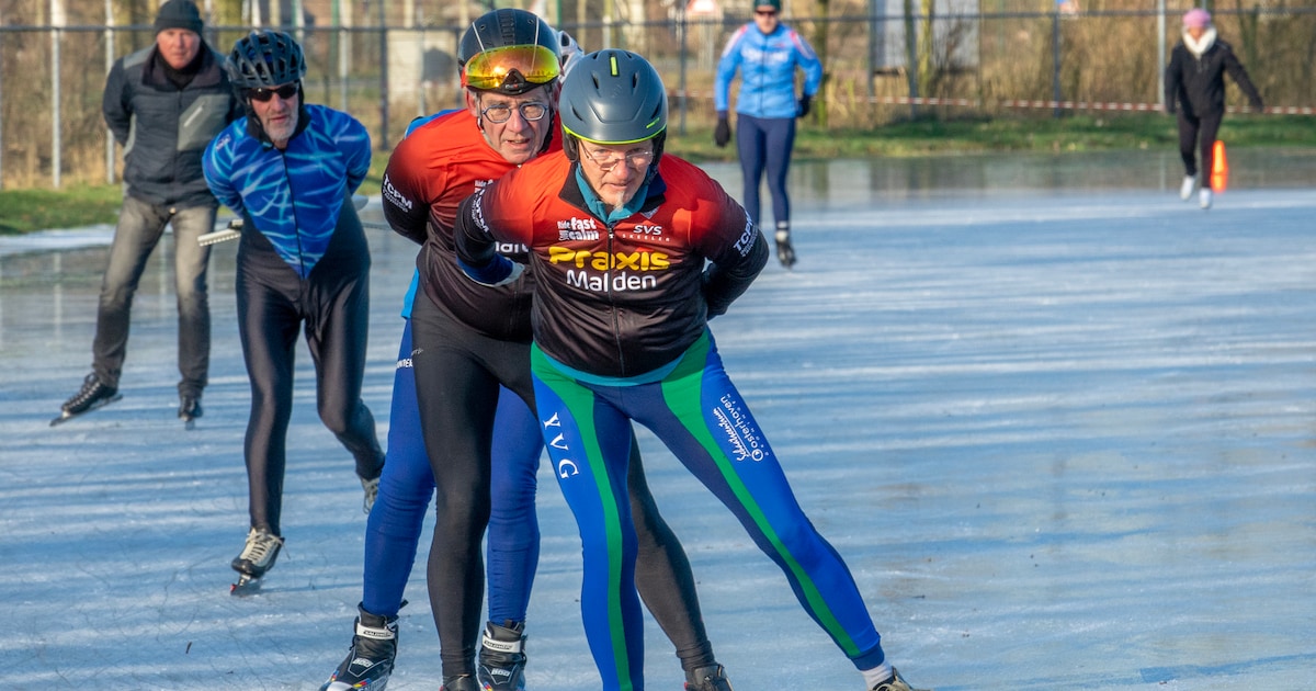 Mogelijk nog een keer schaatsen vrijdag, ondanks vernielingen aan ijsbaan