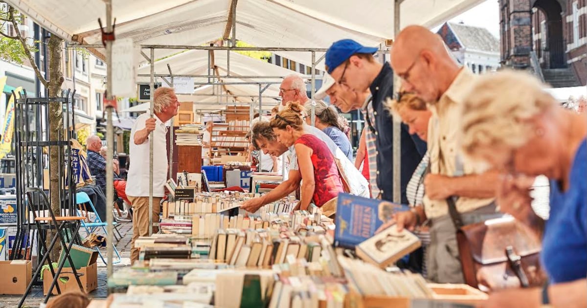 Zutphense Boekenmarkt verhuist naar Houtmarkt en Zaadmarkt