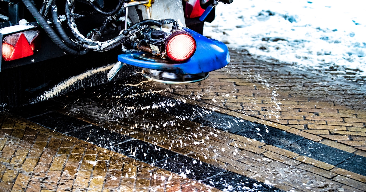 Winters weer in de provincie: gemeente Nieuwegein strooit op wegen en fietspaden