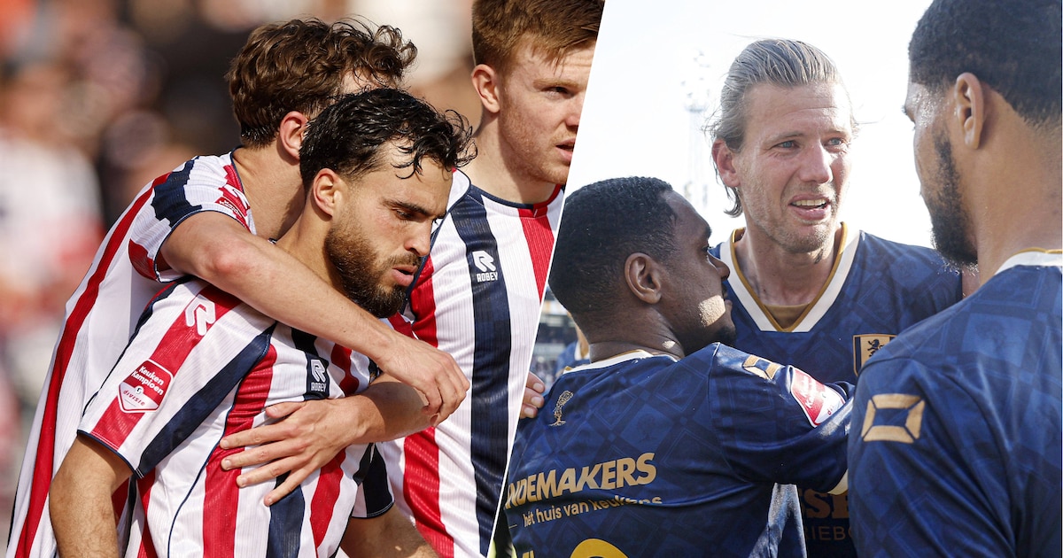 Tranen in Tilburg: Willem II door in de play-offs dankzij emotionele treffer, einde loopbaan Michiel