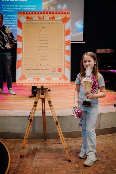 Sterre Lukassen is nieuwe Kinderstadsdichter van Ede