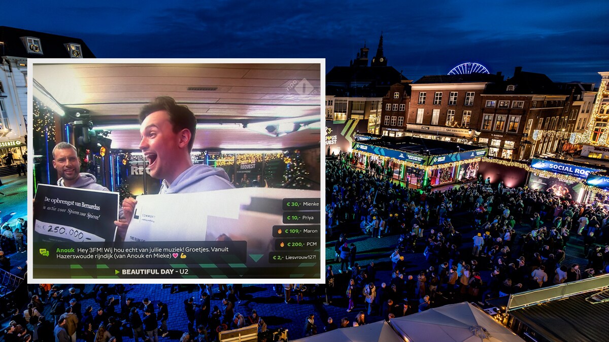Eén van de hoogste giften ooit voor Serious Request: ‘500.000 euro! Wat ...