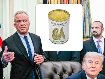 Omstreden gezondheidsminister VS promoot dieet van zuurkool, tot hilariteit van de Duitsers