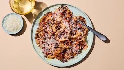 Wat Eten We Vandaag: Spaghetti 'bolognese' met linzen