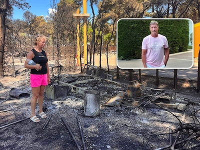 Na Franse bosbrand veranderde caravan Marcel en Sylvia in een zwarte hoop as: ‘Alles is verwoest’