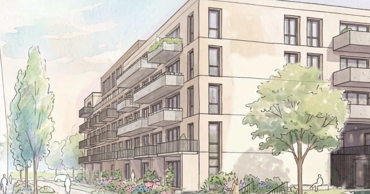 Plan voor 85 sociale huurappartementen op braakliggend terrein Laan van Brabant in Roosendaal