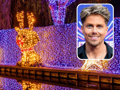 Duizenden lampjes en grote kerstman: André Hazes en Tino Martin pakken uit met enorme kersttuin