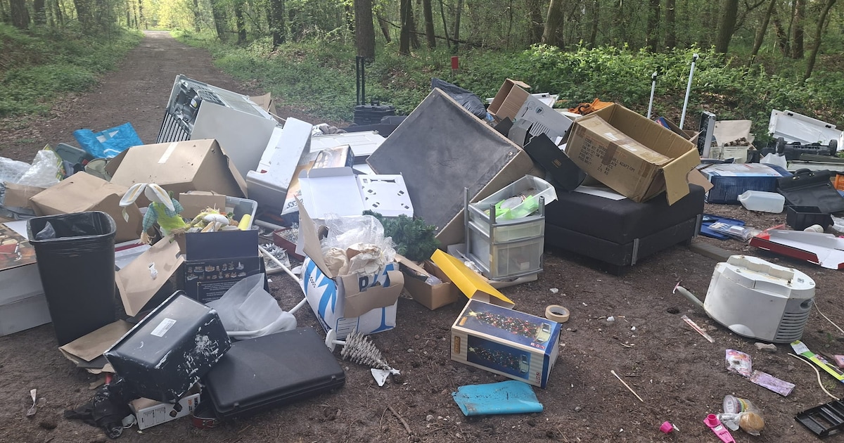 Grote afvaldump in bos Etten-Leur: verdachte kan bezoek verwachten