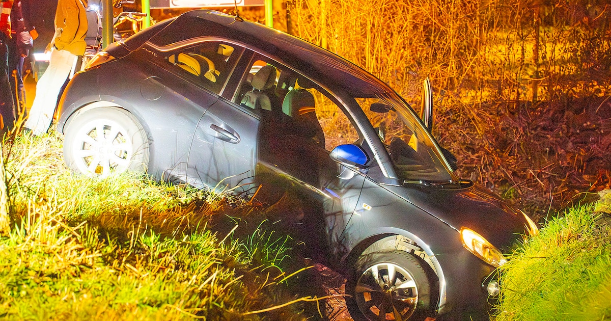 Automobilist belandt met voertuig in sloot in Heesch