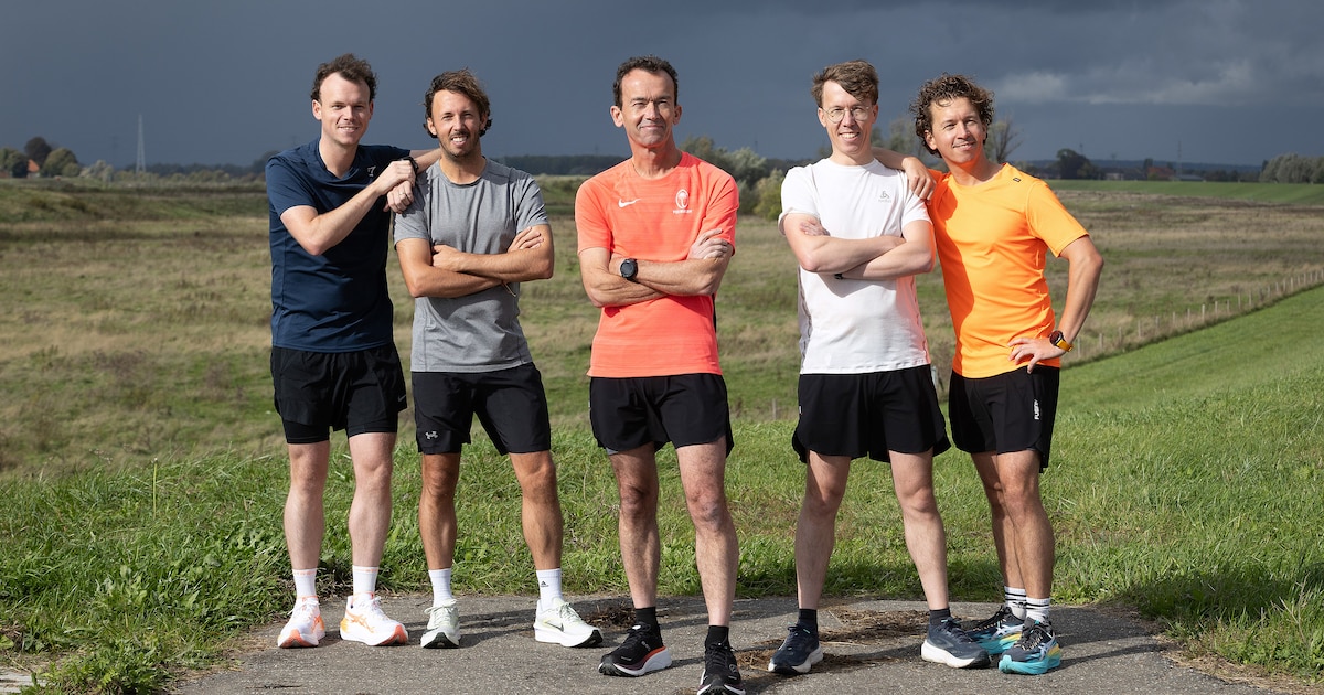 Burgemeester Lucien (58) loopt met zijn vier neefjes de marathon van Amsterdam: ‘Ik ben erin geluisd