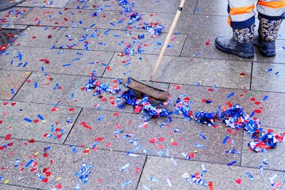 Partij wil verbod op confetti in Nijmegen, maar daar steekt de rest van de raad een stokje voor