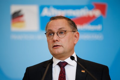 Covoorzitter Duitse AfD verbaast eigen achterban met uitspraken over Poetin: 'Heeft mij niks misdaan'