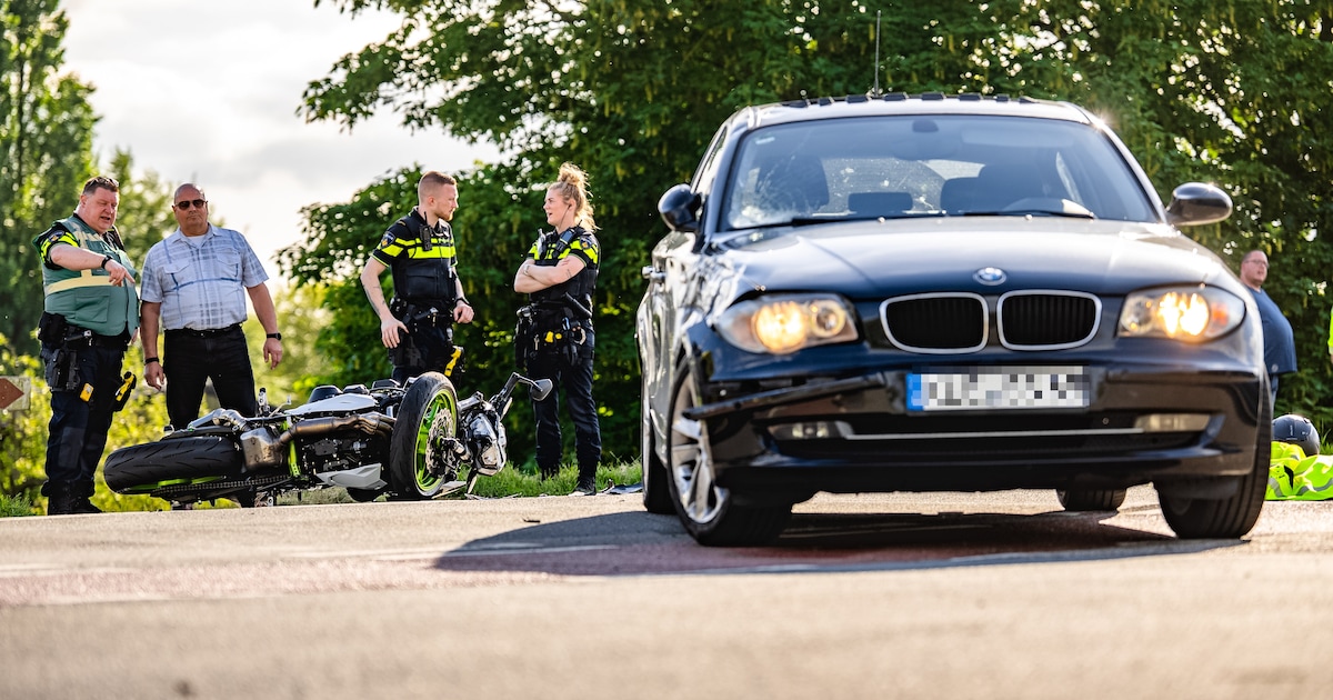 Ongeval met motorrijder in Randwijk: weg dicht voor onderzoek