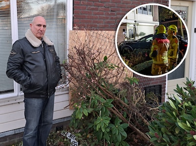 Duitse auto eindigt in woonkamer van 84-jarige vader van Edwin: ‘Dat je dit op je oude dag nog moet 