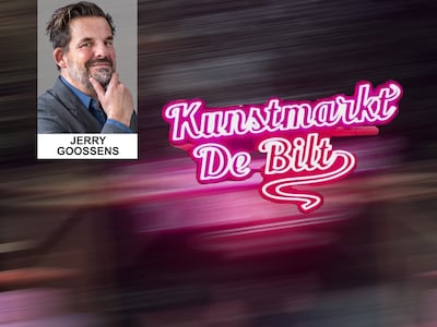 Jerry hoopt dat de ‘hooligangeest’ van de Biltse kunstmarkt snel weer in de fles wil