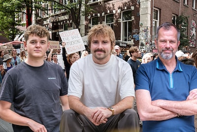 Deze mannen protesteren tegen femicide: ‘Ik heb nooit angst in de nacht, dat verschil is krankzinnig’
