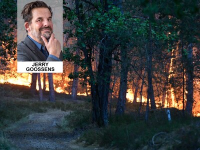 Jerry vluchtte ooit voor een bosbrand in Frankrijk: ‘Het voelt alsof die brand ons achtervolgt’