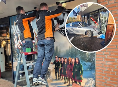 Van Porsche door de ruit naar Porsche óp de ruit: ‘Mensen vinden het hilarisch’‎