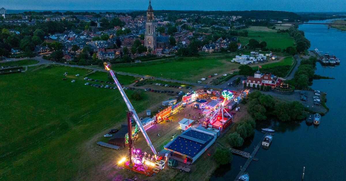 Kermis in Rhenen minder druk zonder de Rijnweek maar nog wel gezellig ...