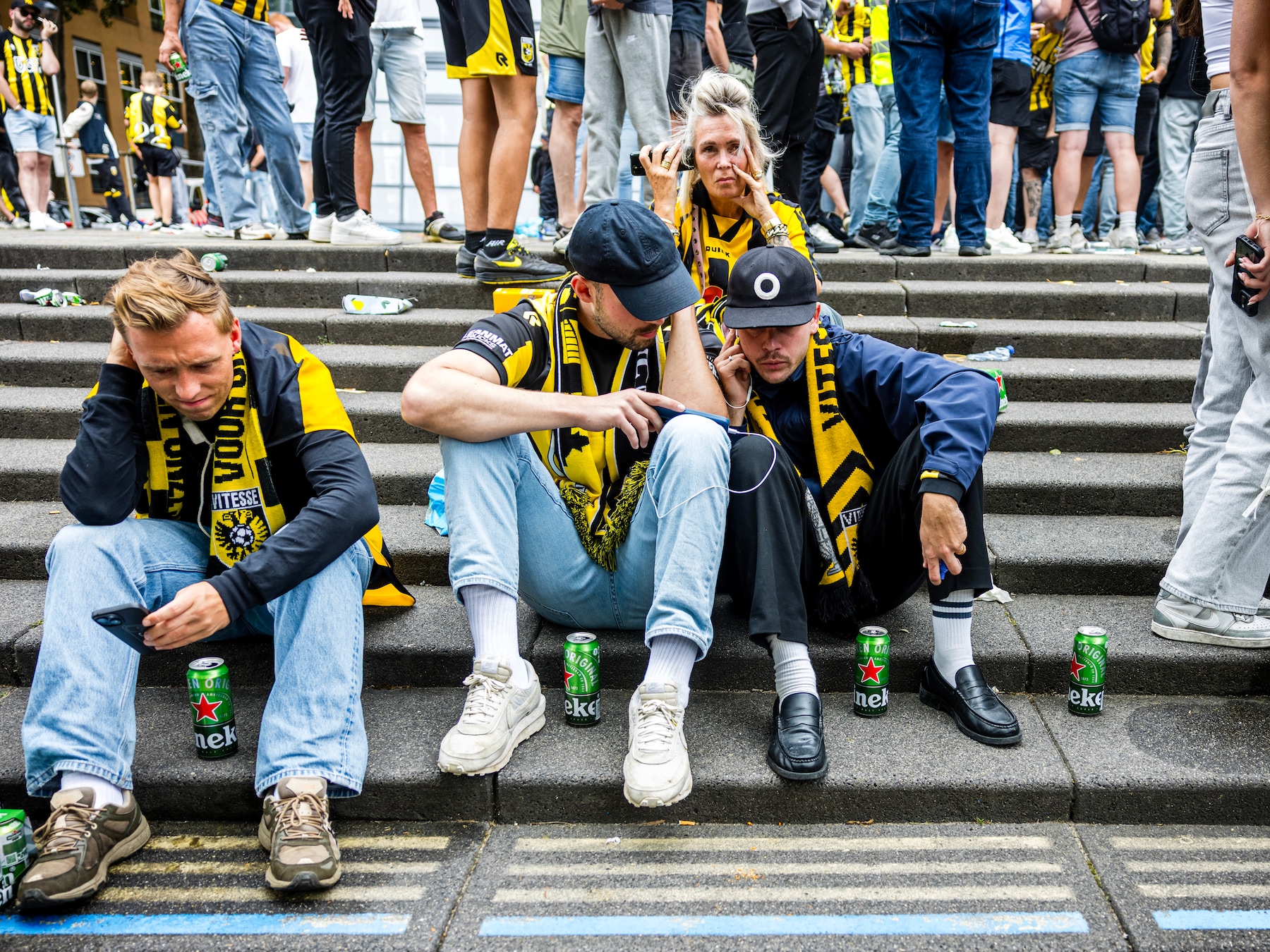 De wanhoop straalde er vanaf; in dikke zwarte letters