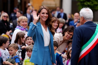 Prinses Catherine aangekomen in Italië voor eerste ‘bijzondere’ buitenlandse werkreis in vier jaar