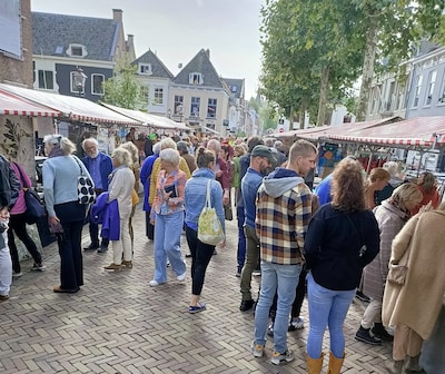 Na stormdrama van vorig jaar keert kunstmarkt terug in Wijk bij Duurstede, en de weersvoorspellingen