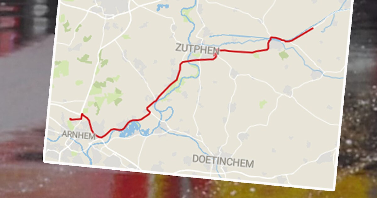 Spekglad op N-weg door oliespoor van ruim 60 kilometer