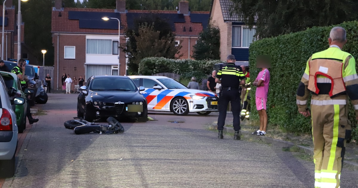 Fatbiker ernstig gewond na ongeluk in Culemborg: traumahelikopter geland.