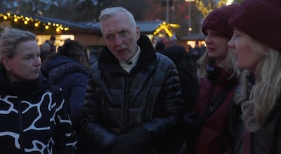 Martien Meiland klungelt op de piste in kerstspecial Meilandjes: ‘Ik kan niet meer meekomen’