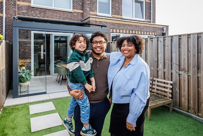 Van het ene eiland naar het andere, want Culemborg bevalt uitstekend: ‘Kindvriendelijk, en we hebben