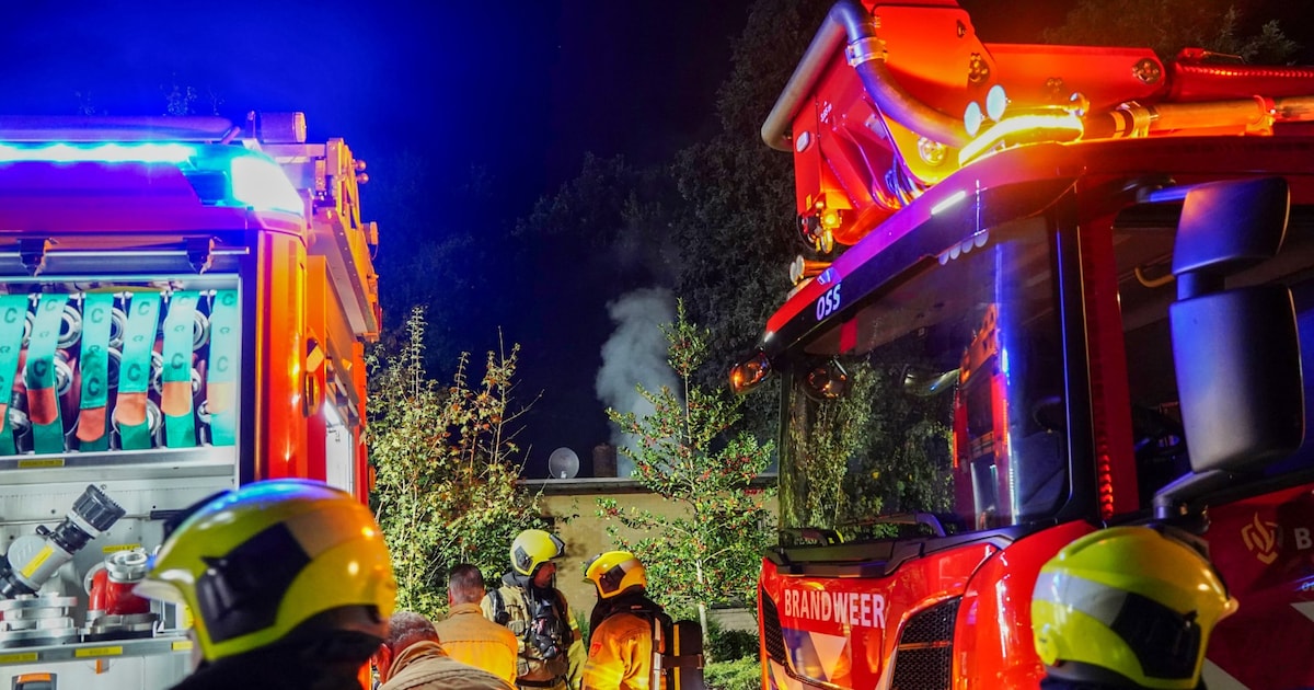 Woning in Heesch zwaar beschadigd door brand, bewoners waren nog in huis
