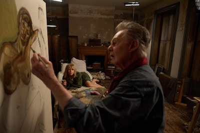 Topmodel Kate Moss geeft zich bloot voor naaktschilderij van Lucian Freud