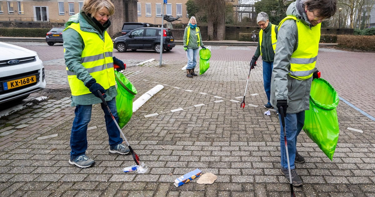 Zwerfvuil in Oosterbeek:‘Niet ergeren, maar opruimen’