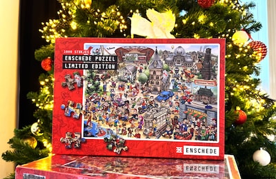 Mariëtte ging op zoek naar de zeldzame Enschede puzzel: heeft ze hem of heeft ze hem niet?