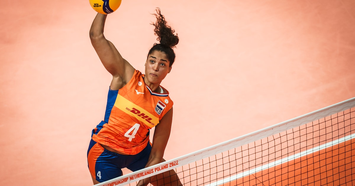 Topvolleybalster Celeste Plek is opgelucht nu ze niet meer hoeft
