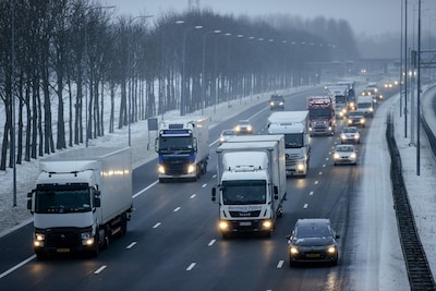 Extreem drukke ochtendspits voorbij, code geel ingetrokken