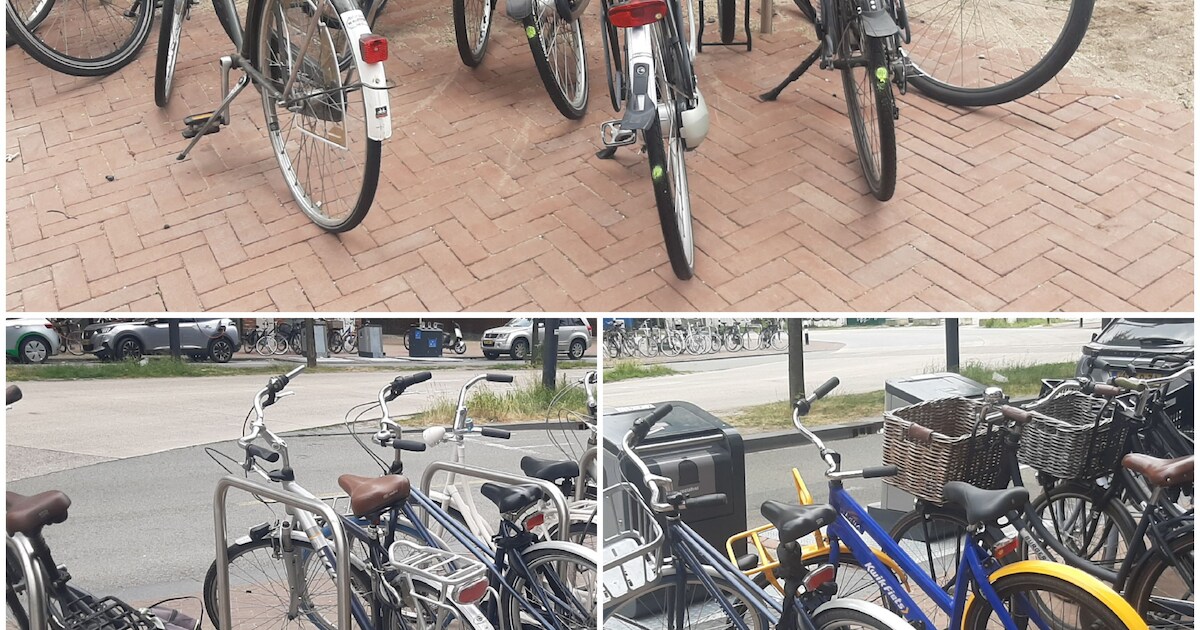Wat doen die mysterieuze groene stippen op al die fietsen in de stad ...
