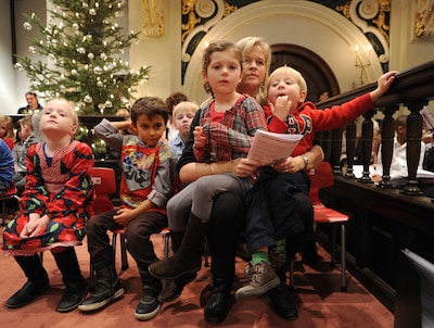 Kinderkerstfeest in Bergharen met Marcel en Lydia Zimmer