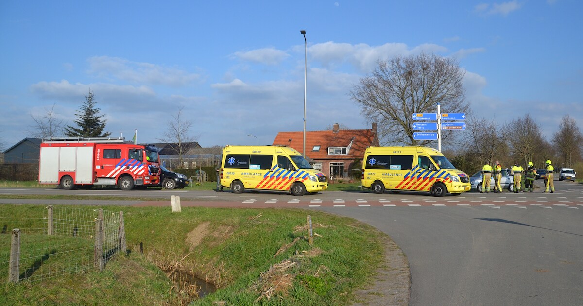 Fietsers gewond door botsing met auto in Horssen