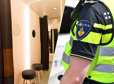 Luidruchtig stel gebruikt pashokje in winkel voor ‘gezelligheid’, politie grijpt in