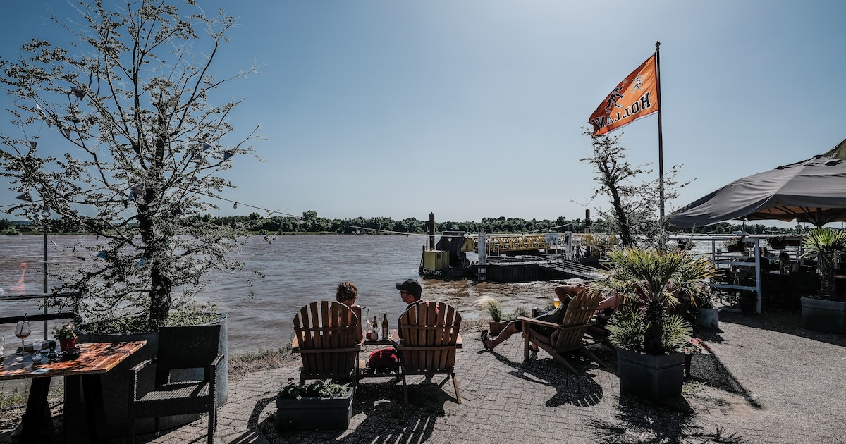 Zon, terras én een onmetelijke watervlakte: in Tolkamer is de milde variant te zien van hoogwater