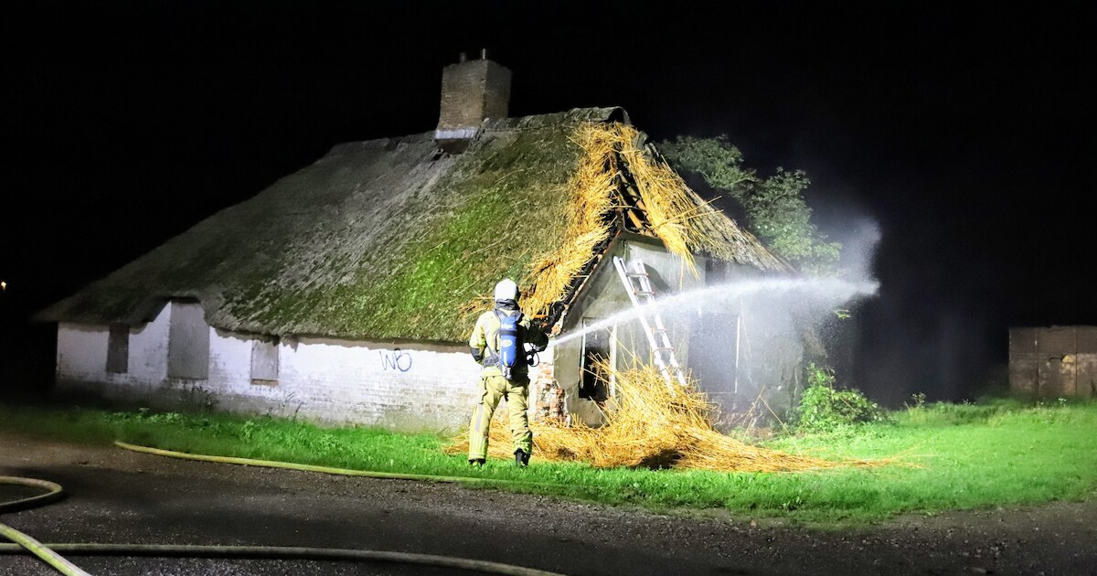 Politie onderzoekt of leegstaande woning in Acquoy in brand is gestoken