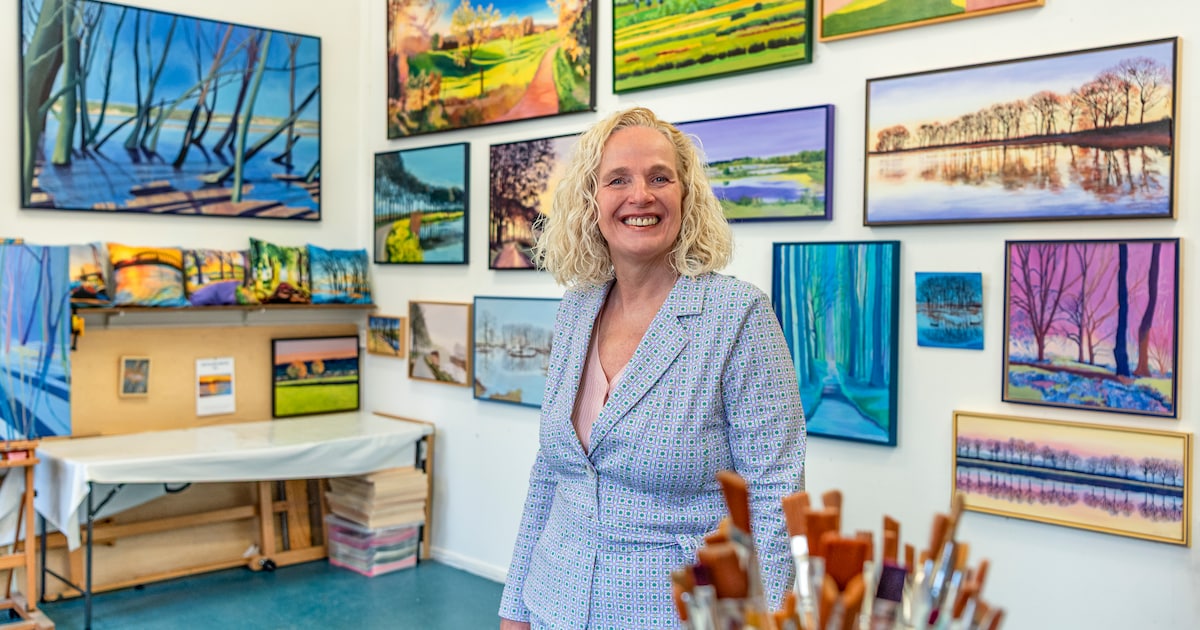 Kleurrijke expositie Doro Krol in Sint Nicolaaskapel